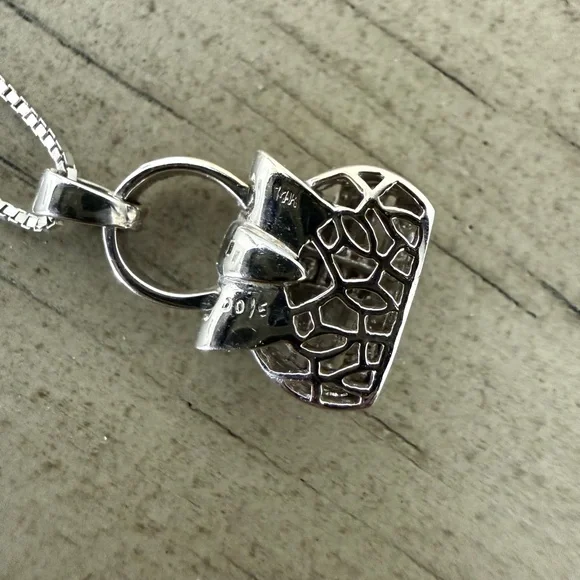 White Gold  Pendant Necklace - Picture 4 of 6